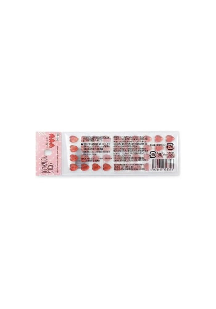 Daiso Red Heart Sticker Pack | Decorative Craft Stickers for DIY Projects, Scrapbooking & Gifts - Image 3